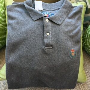 Chaps Charcoal Polo Shirt for Men